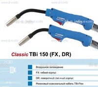 Горелка для полуавтоматической сварки TBi 240-blue-ESG, длина 3 метра - st-e.info - Одинцово