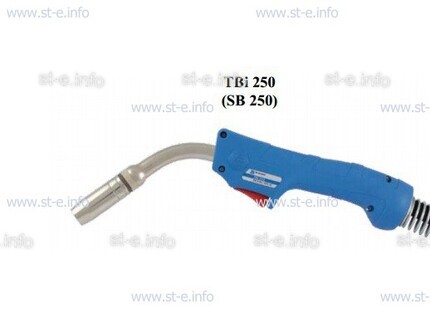 Горелка для полуавтоматической сварки TBi 250-blue-ESG, длина 4 метра - st-e.info - Одинцово