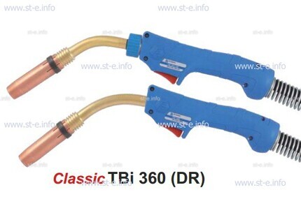 Горелка для полуавтоматической сварки TBi 360-blue-ESG, длина 4 метра - st-e.info - Одинцово