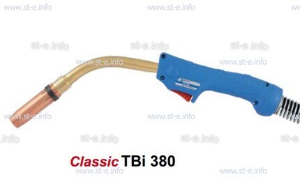 Горелка для полуавтоматической сварки TBi 380-blue-ESG,длина 4 метра - st-e.info - Одинцово
