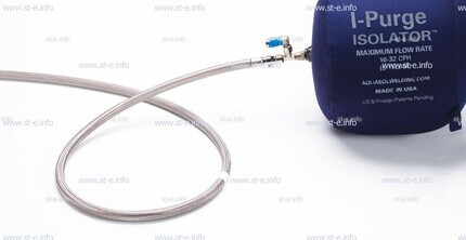 Односторонняя заглушка с трубкой и клапаном ISO 6" (152 mm)  - st-e.info - Одинцово