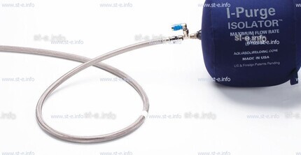Односторонняя заглушка с трубкой и клапаном ISO 46" (1168 mm)  - st-e.info - Одинцово
