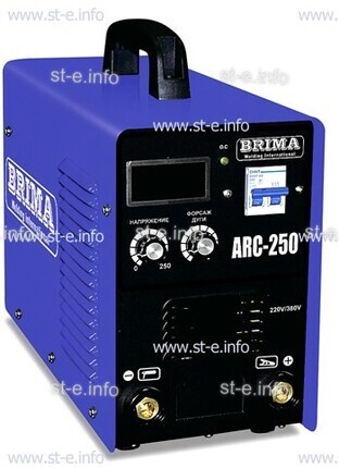 Сварочный аппарат Brima (инвертор) ARC 250 (220/380В) - st-e.info - Одинцово