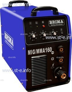 Сварочный полуавтомат инверторный одноблочный Brima MIG/MMA-160 - st-e.info - Одинцово